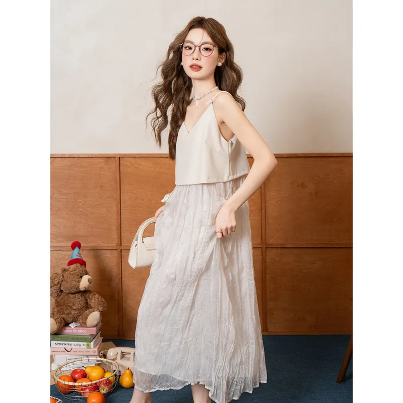BANANA BABY Slip Dresses Women's Apricot-2