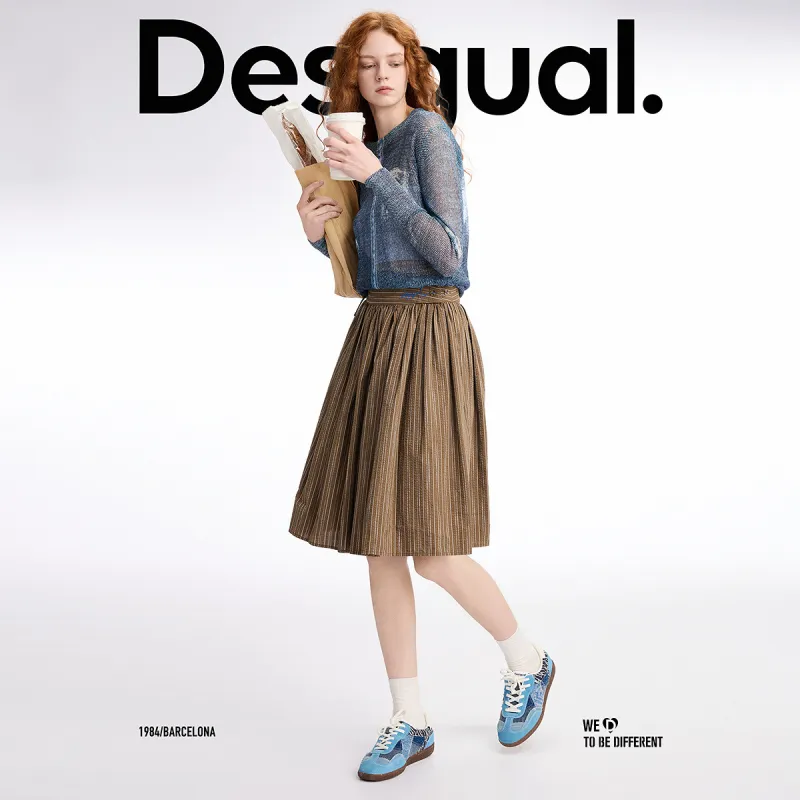 Desigual Casual Long Skirt Women's-6