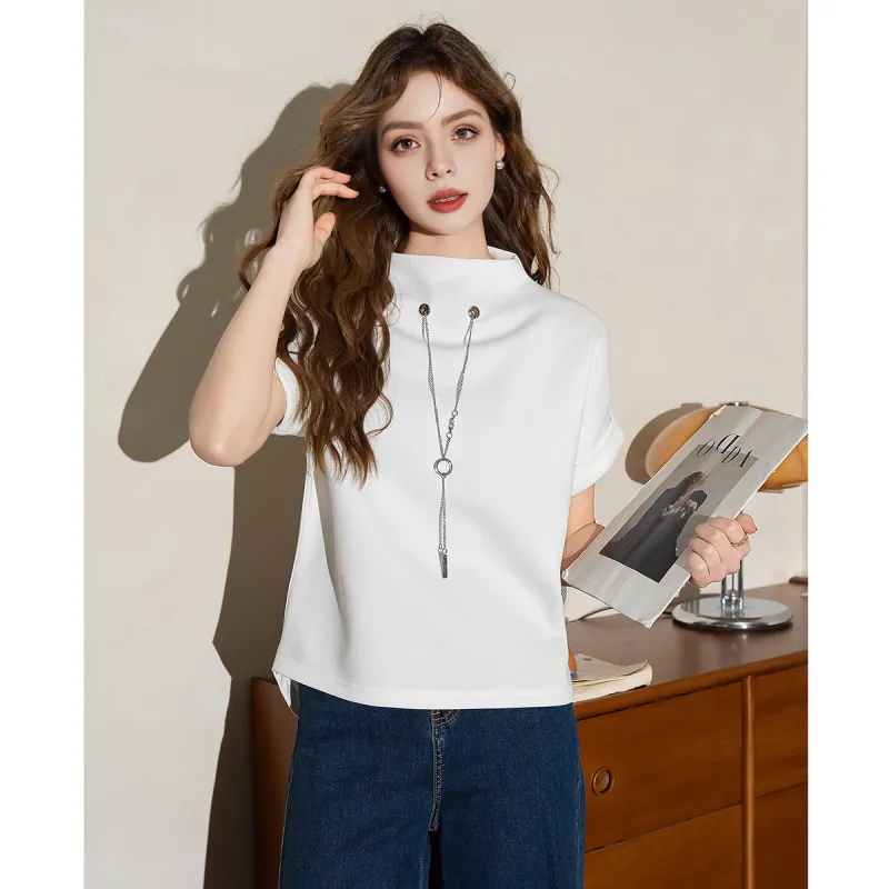 FAWENXIANGZI Regular T Shirt Women's-8
