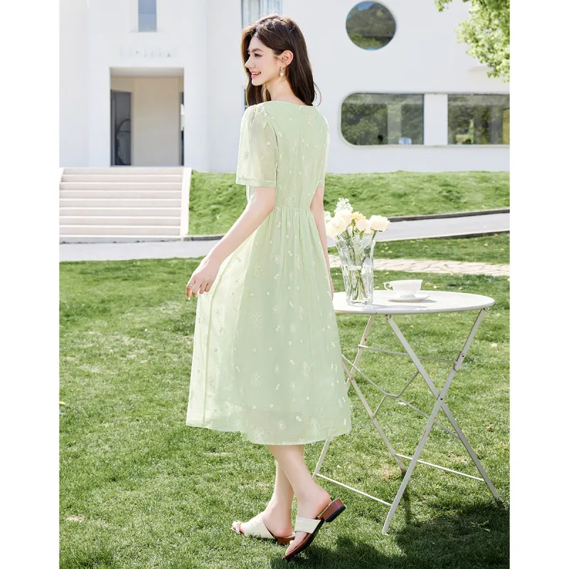 Like The Age Of Water Short Sleeved Dress Women's-4