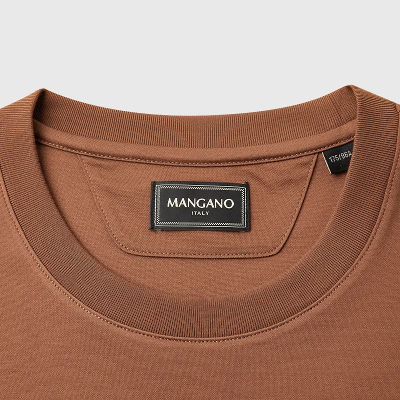 MANGANO T Shirts Men Coffee-3