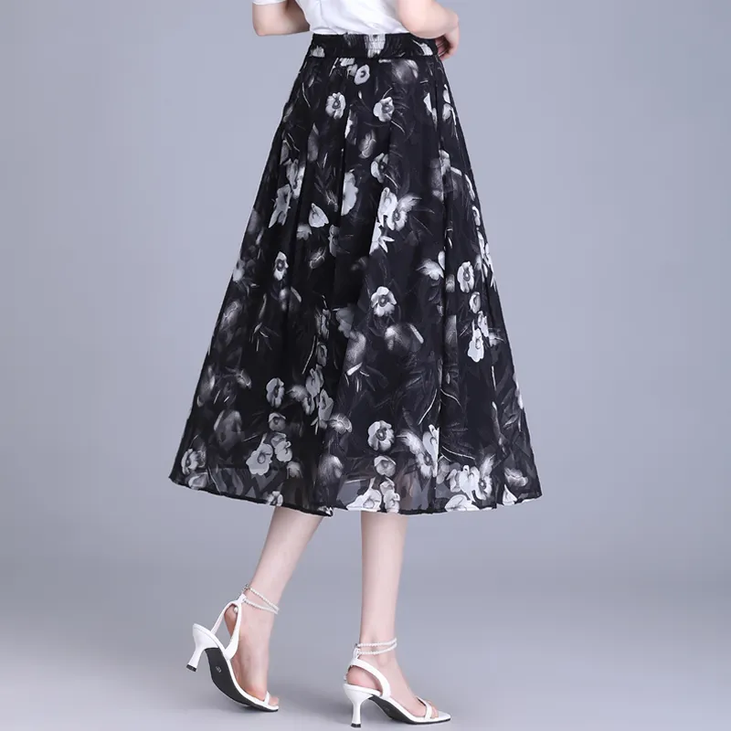 YIRANCHUN Casual Long Skirt Women's-4