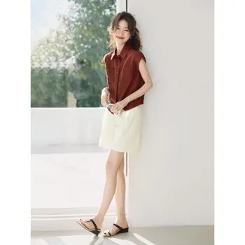 Mo Han Yi Mei Shirts Women's Red