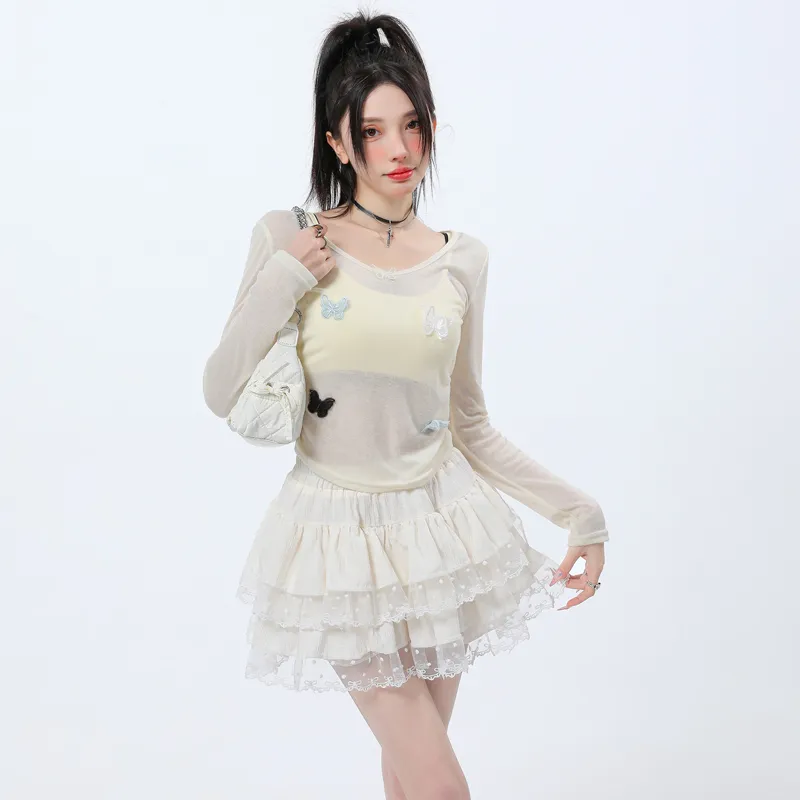 YINLEI Casual Short Skirts Women's-6