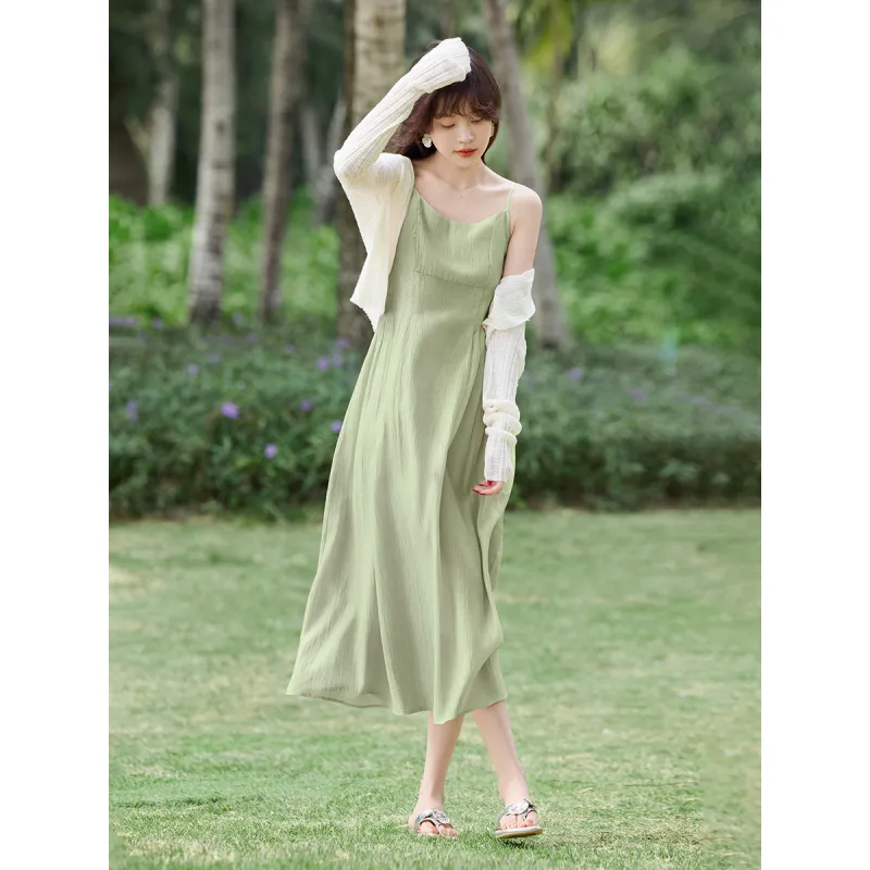 Mo Han Yi Mei Slip Dress Women's-1