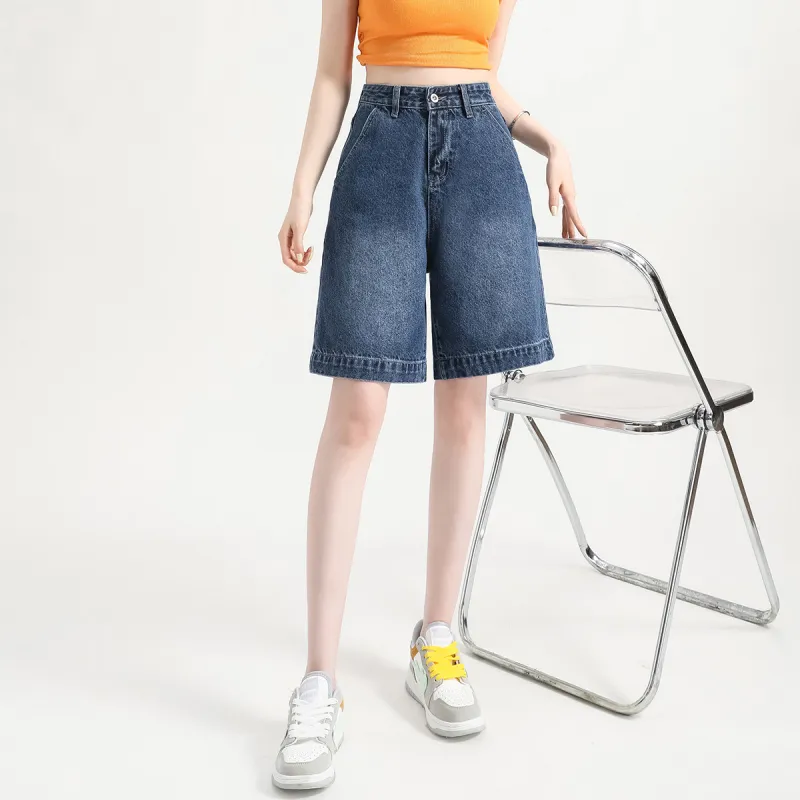 FAWENXIANGZI Denim Shorts Women's-6