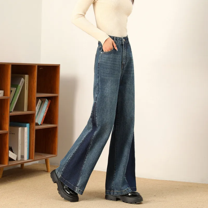 FAWENXIANGZI Jeans Women's Blue-7
