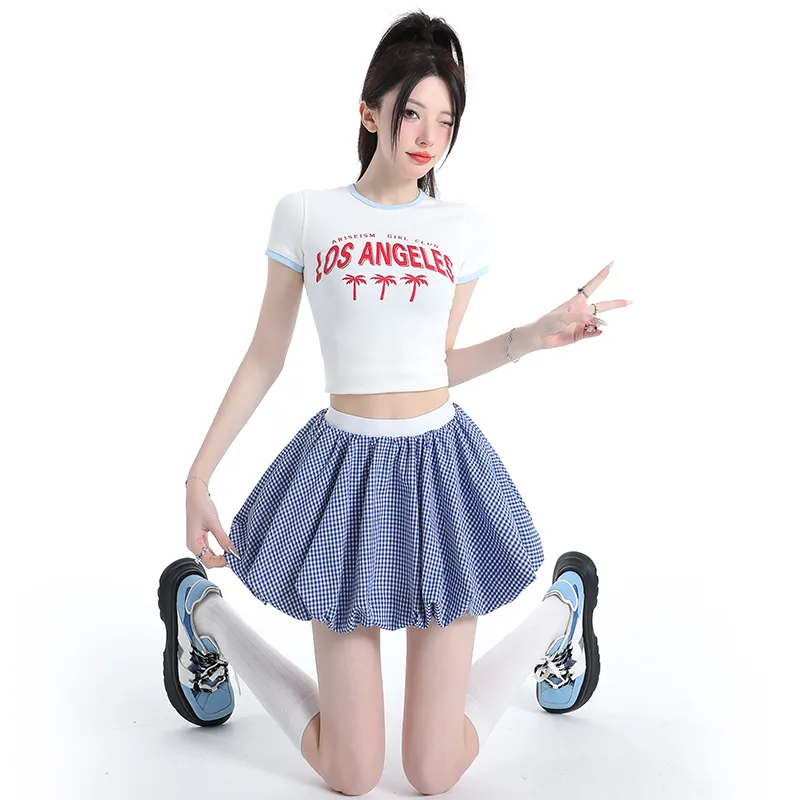 YINLEI Casual Short Skirts Women's-4