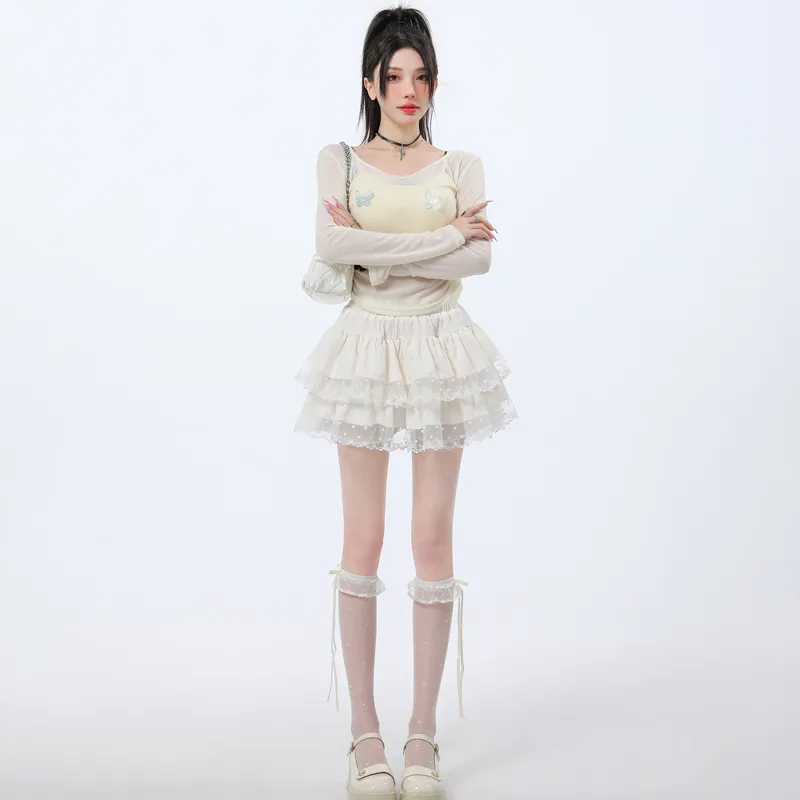 YINLEI Casual Short Skirts Women's-5