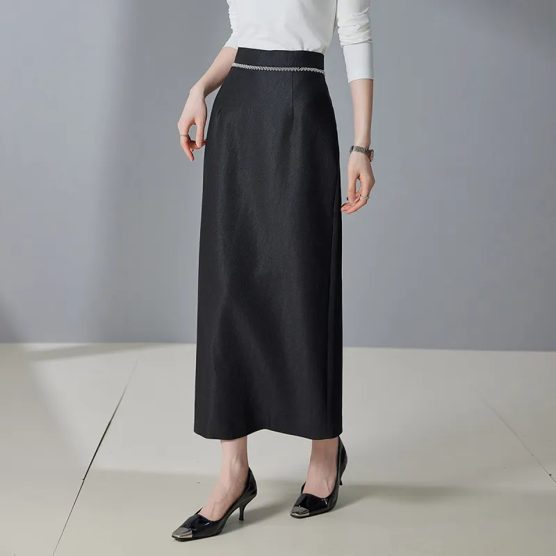 Hang Yi Court Casual Long Skirt Women's-5
