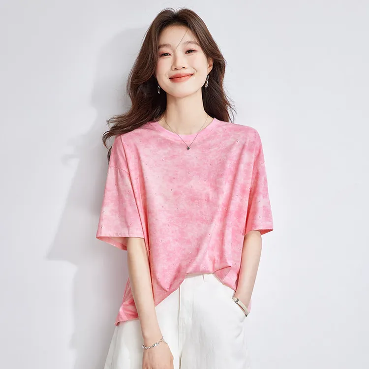 PIERRE CARDIN Drop Shoulder Sleeve T Shirt Women's-4