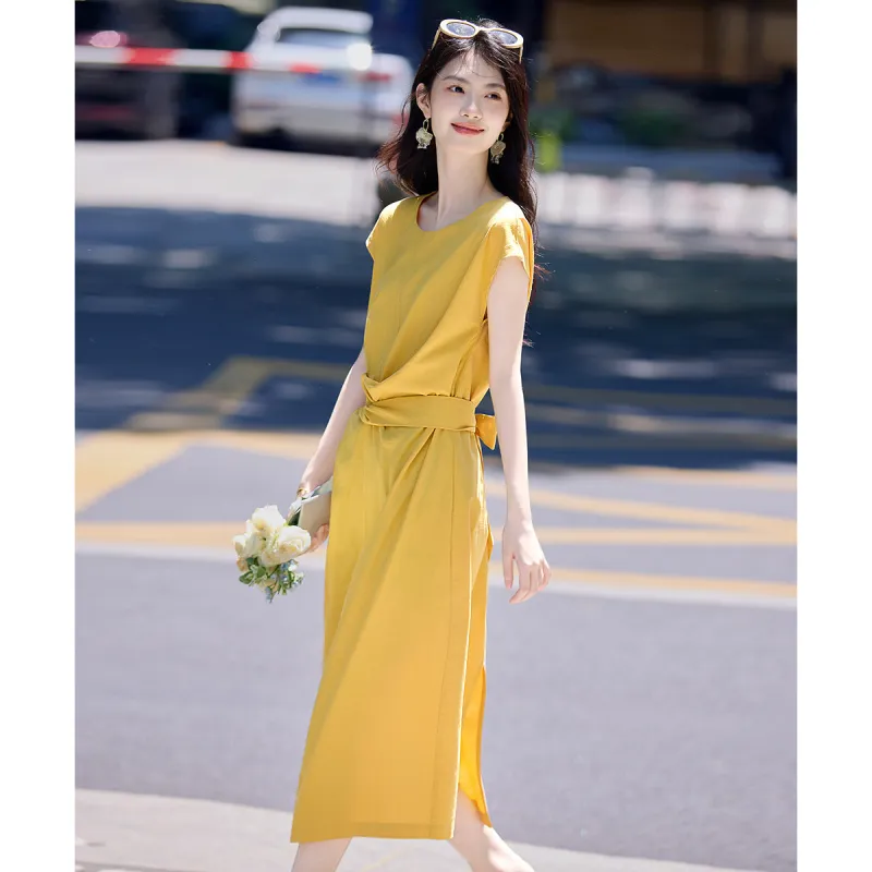 Still Quiet Short Sleeved Dress Women's-3