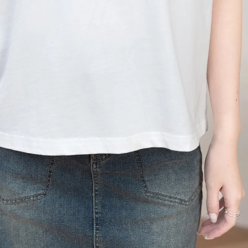 FAWENXIANGZI Regular T Shirt Women's-3