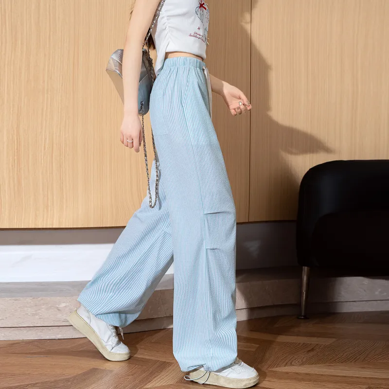 Tonlion Cargo Pants Women's Mint Green-6