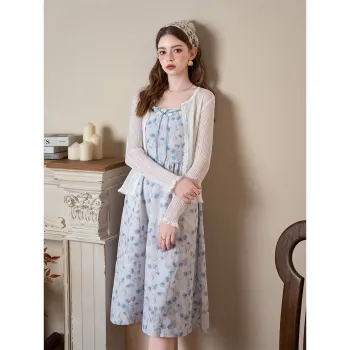 BANANA BABY Two Piece Skirt Sets Women's Blue