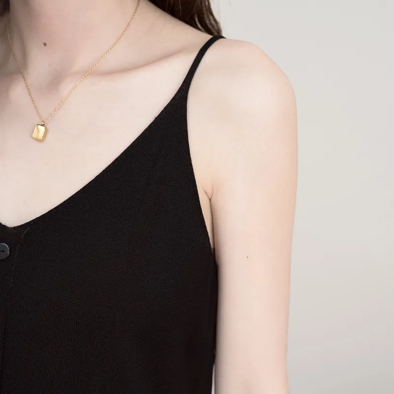 FAWENXIANGZI Tank Tops Women's Black-1