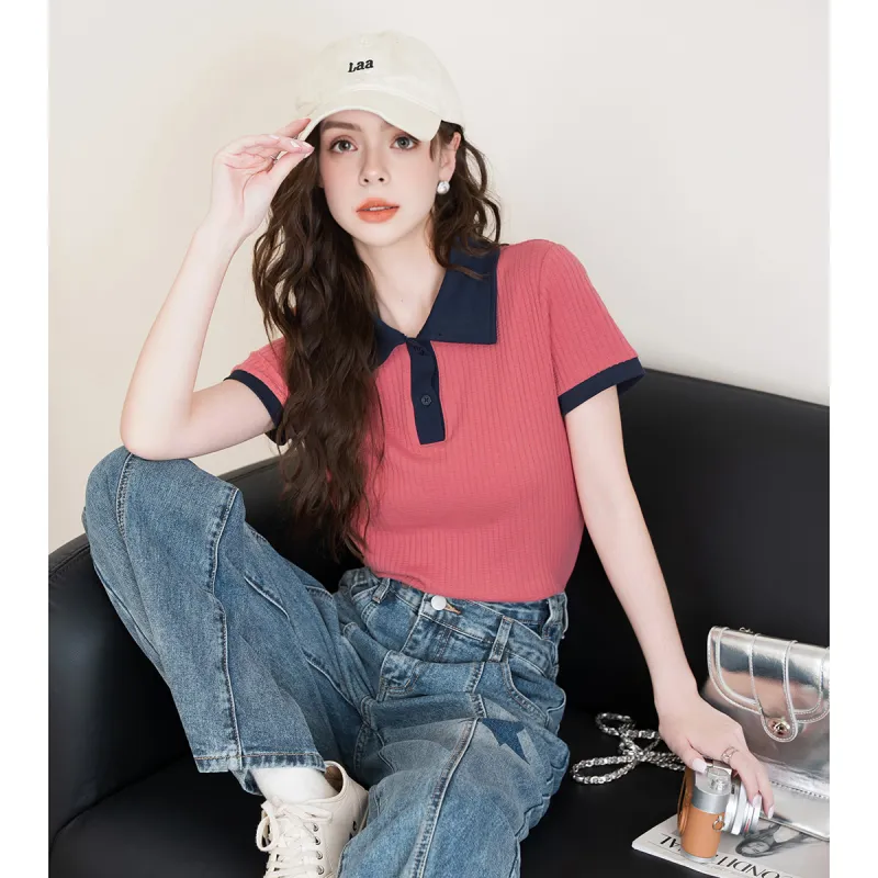 FAWENXIANGZI Regular T Shirt Women's-1