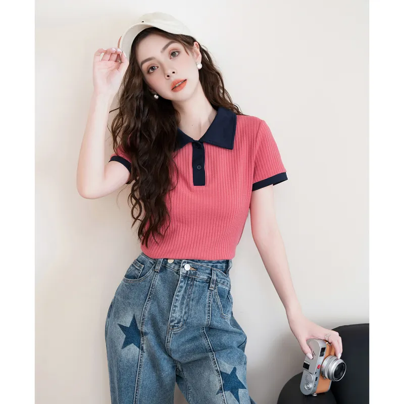 FAWENXIANGZI Regular T Shirt Women's-2