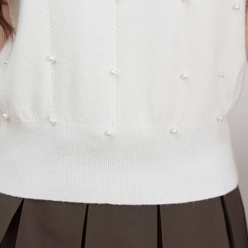 FAWENXIANGZI Puff Sleeve T Shirt Women's-6