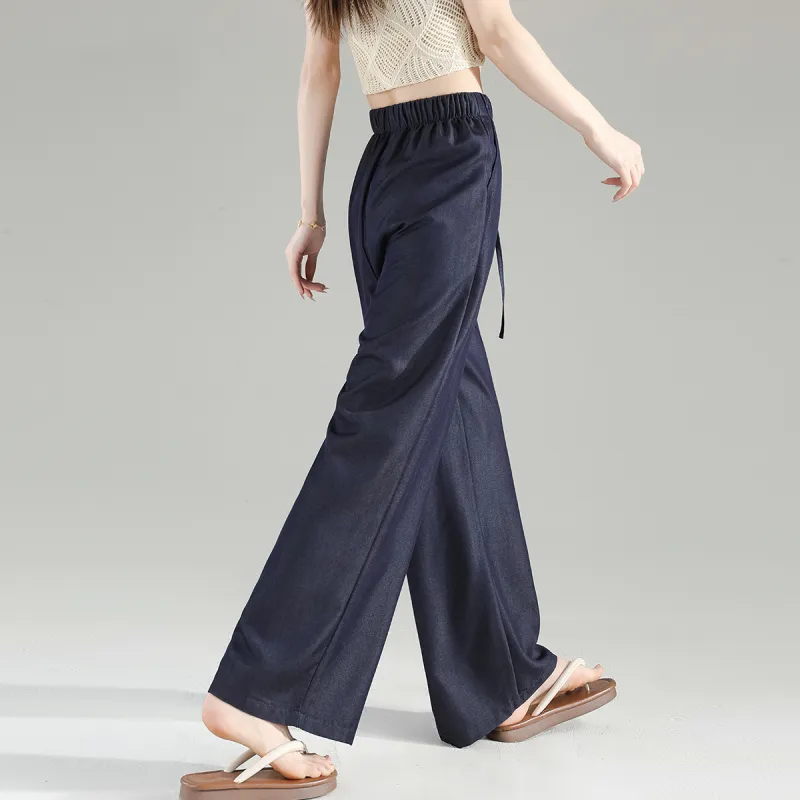 Tonlion Jeans Women's Dark Denim Blue-5