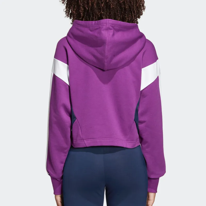 Adidas CROPPED Hoodie Sweatshirt Women's-2