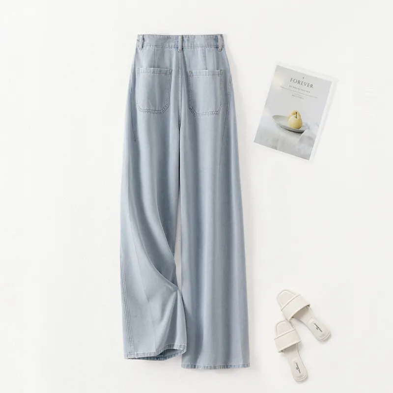 IHIMI Jeans Women's Light Blue-1