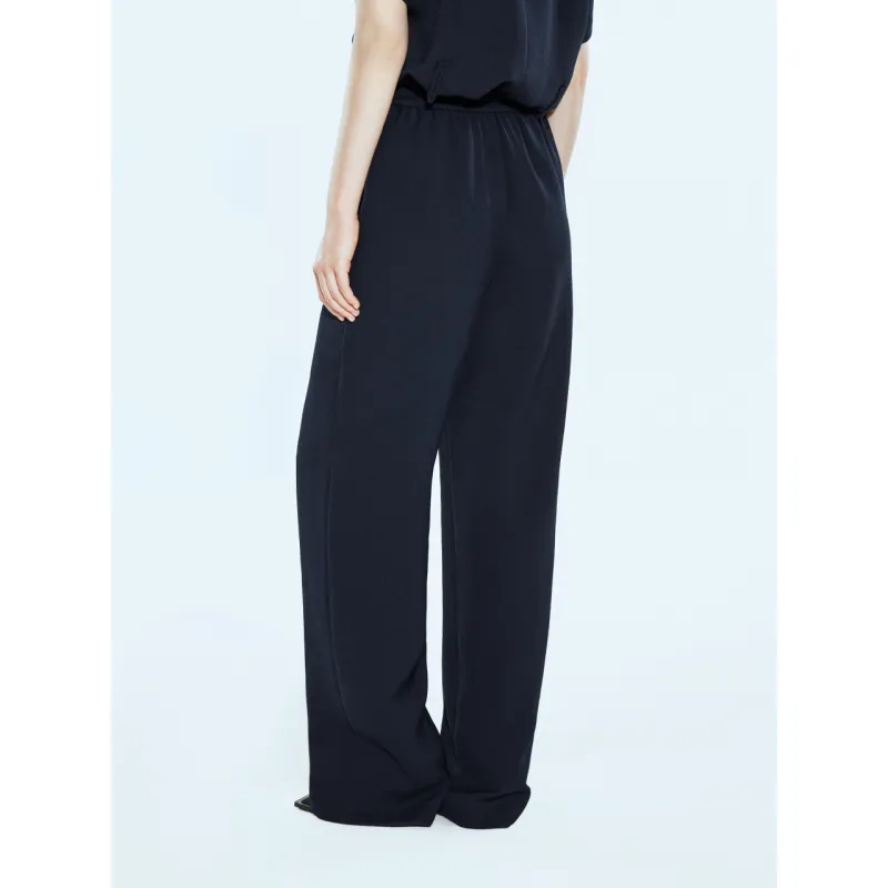 COVERINS Casual Pants Women's Navy Blue-5