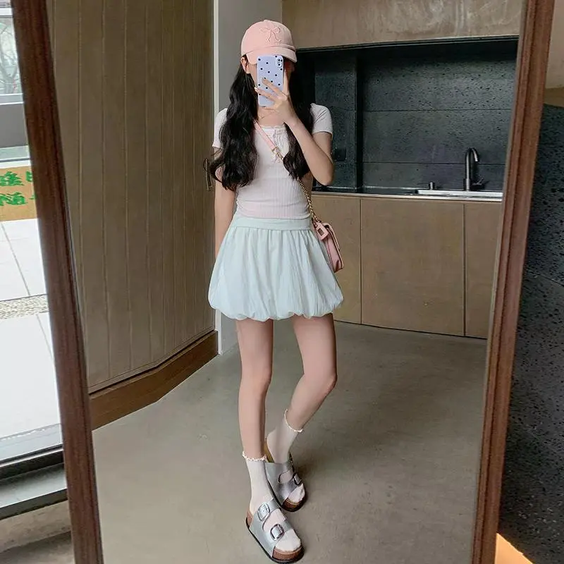 YINLEI Casual Short Skirts Women's-5