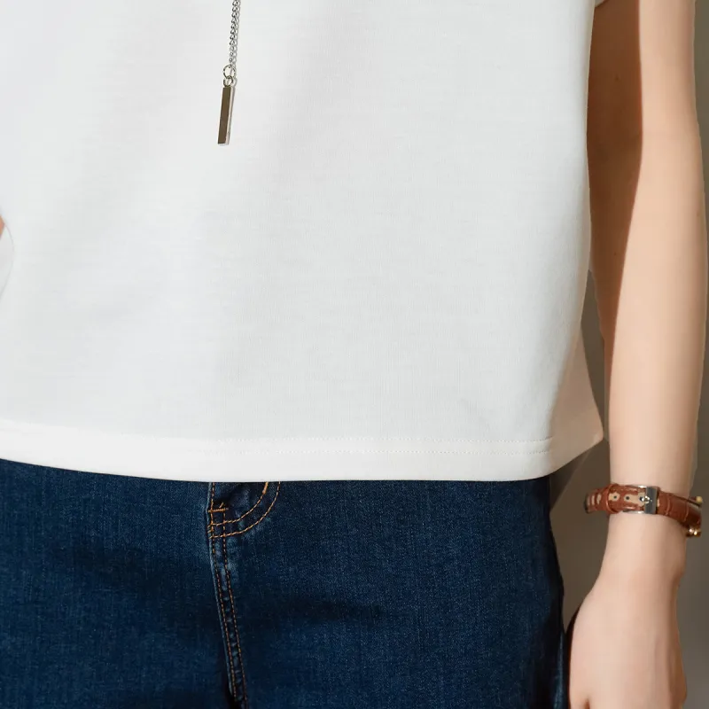 FAWENXIANGZI Regular T Shirt Women's-4