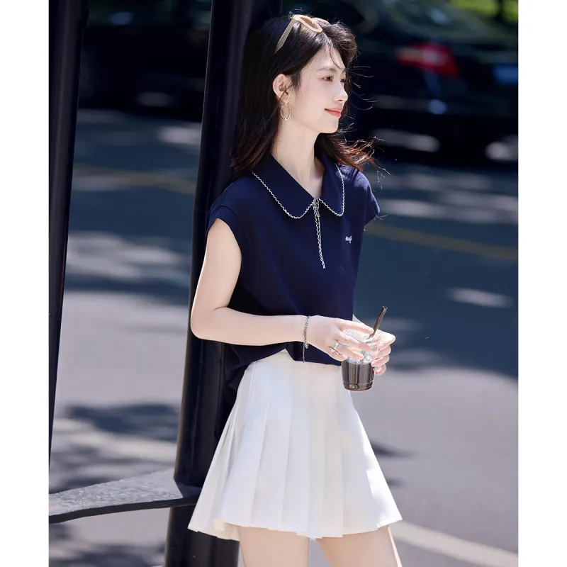 Still Quiet Leg of Mutton Sleeve T Shirt Women's-1