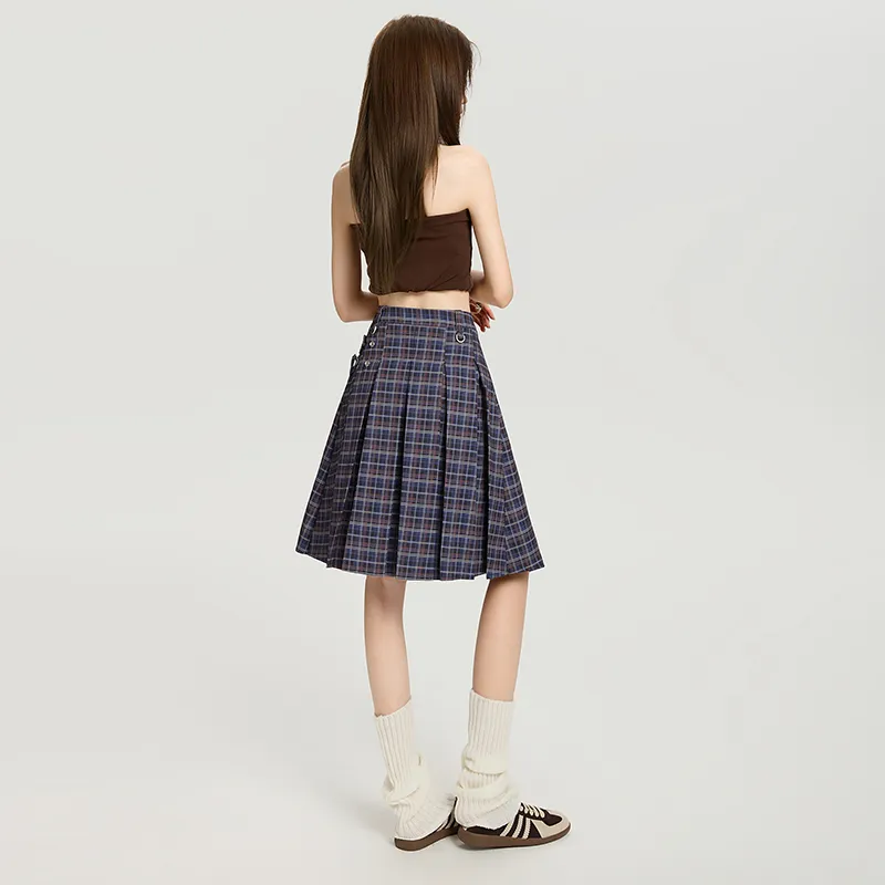YINLEI Casual Long Skirt Women's-4