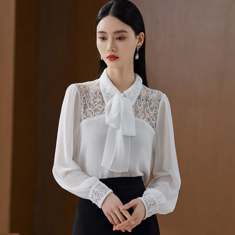 Hang Yi Court Shirt Women's White-4