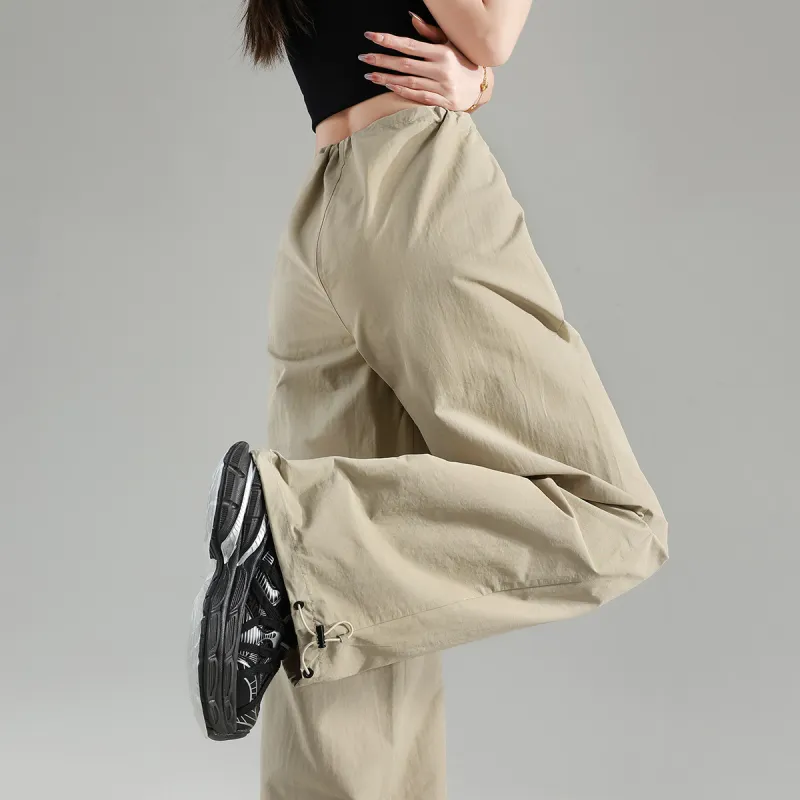 Tonlion Cargo Pants Women's Khaki-2