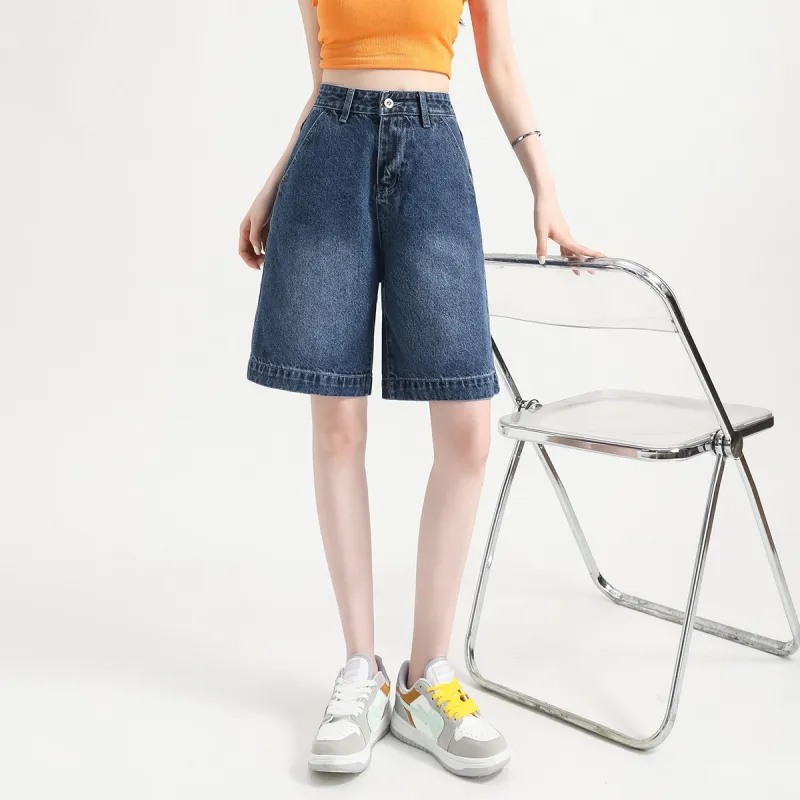 FAWENXIANGZI Denim Shorts Women's-8