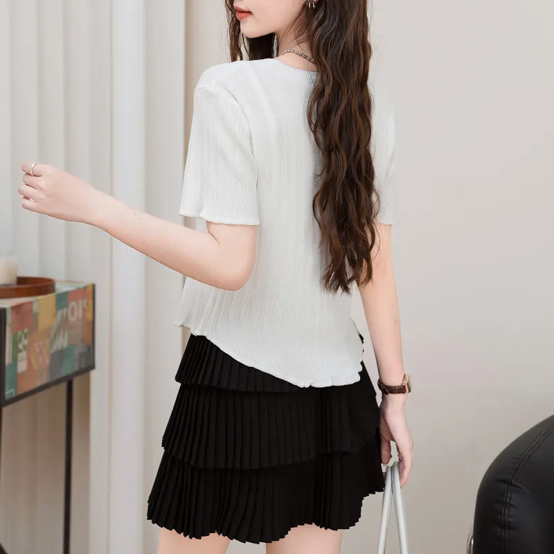 FAWENXIANGZI Regular T Shirt Women's-5