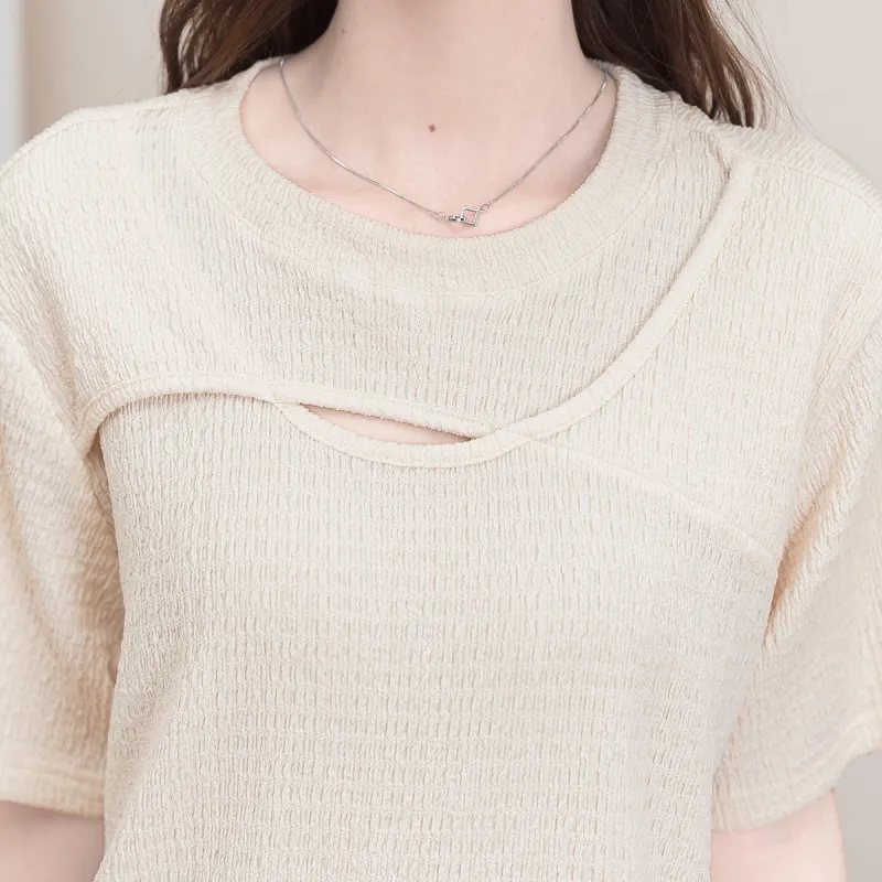 FAWENXIANGZI Regular T Shirt Women's-5