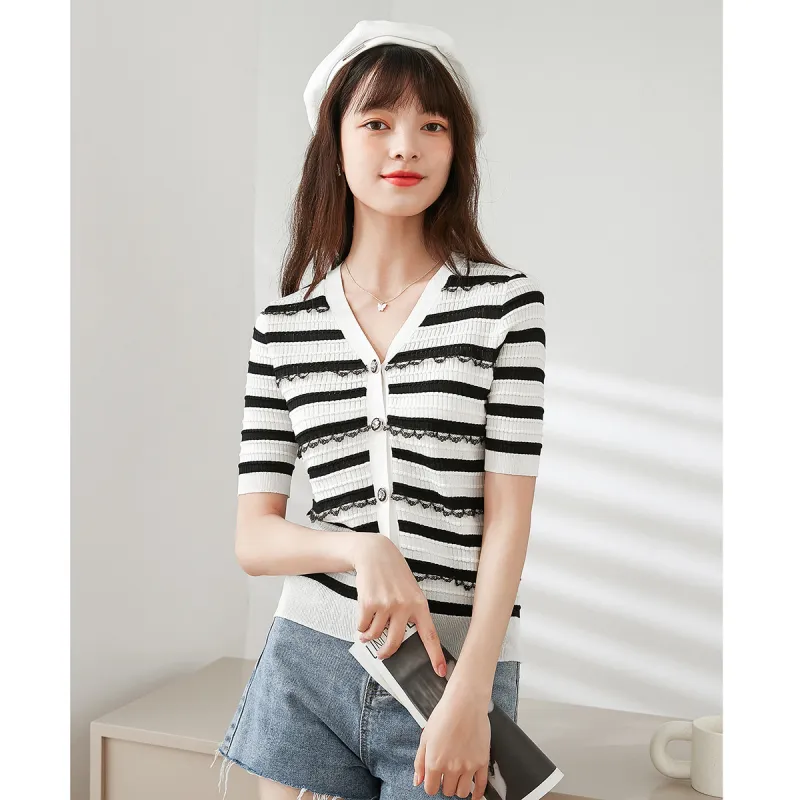 FAWENXIANGZI Regular T Shirt Women's-1