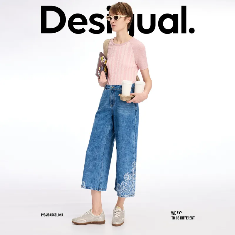Desigual Denim Shorts Women's Denim Blue-4