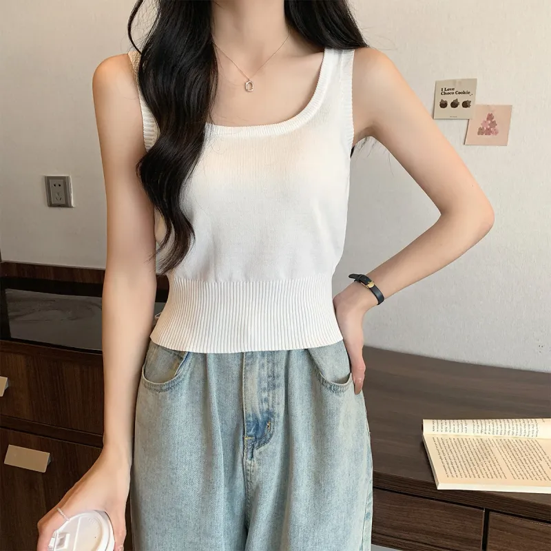 Tonlion Tank Tops Women's White-1