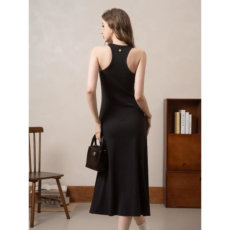 BANANA BABY Slip Dresses Women's Black-4