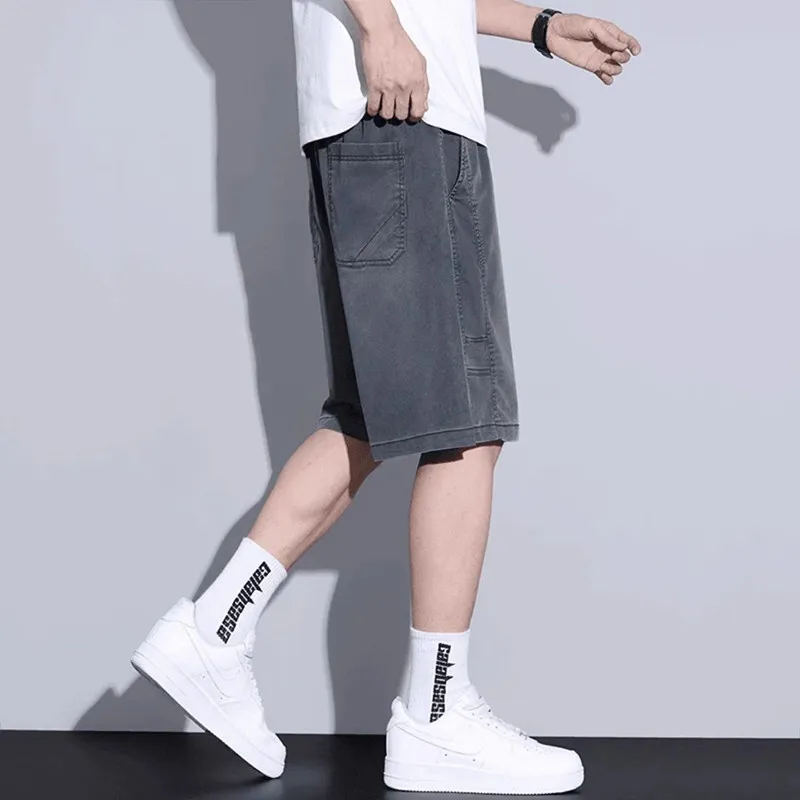 Tonlion Denim Shorts Men-3