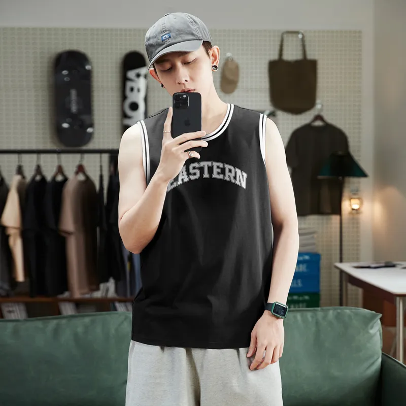 Tonlion Tank Tops Men Black-2