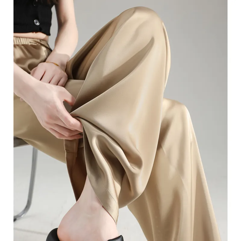 Tonlion Casual Pants Women's Khaki-10