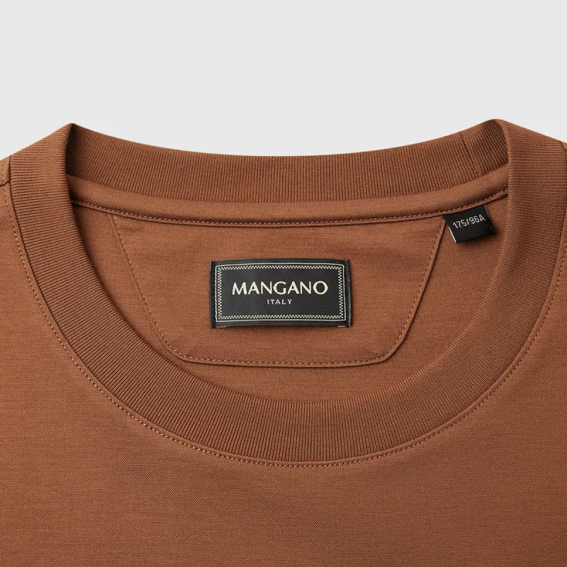 MANGANO T Shirts Men Coffee-3