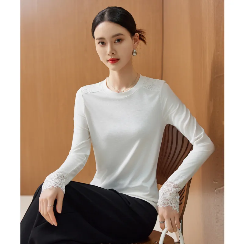 Hang Yi Court Knitwear Women's White-3