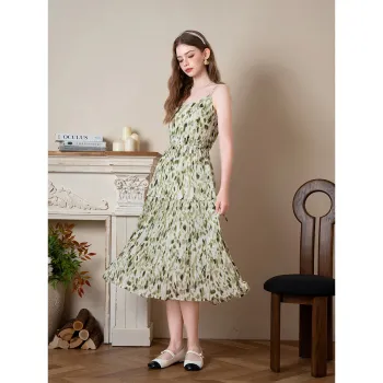 BANANA BABY Slip Dresses Women's Green
