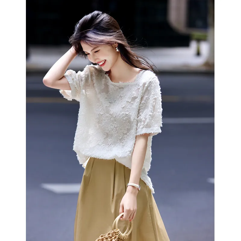 Still Quiet Chiffon Shirt Women's-1