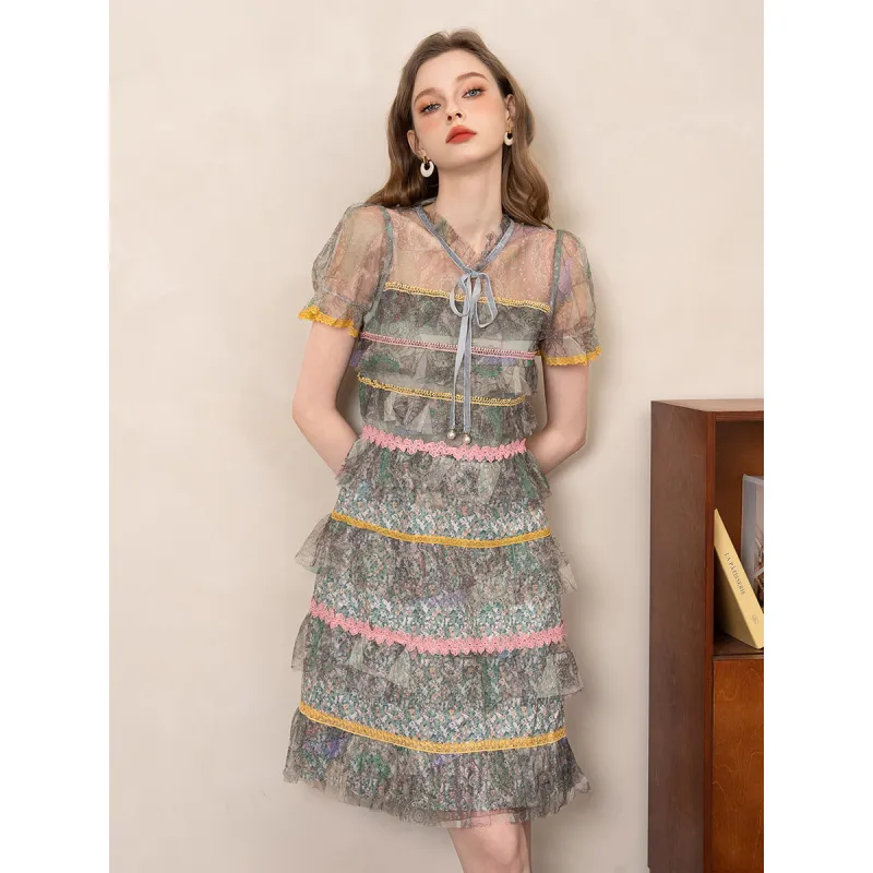 BANANA BABY Short Sleeved Dress Women's-2
