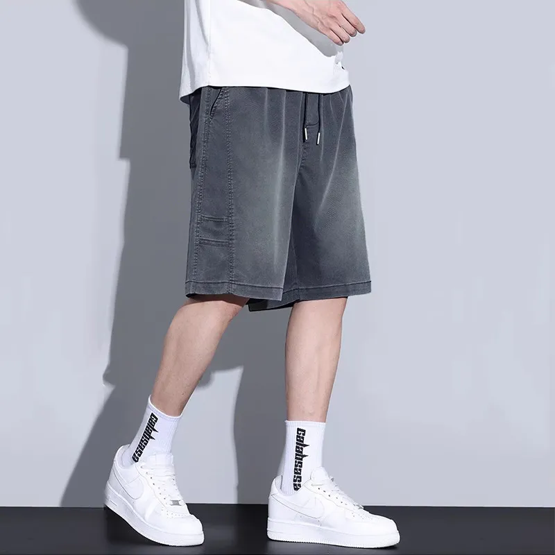 Tonlion Denim Shorts Men-4