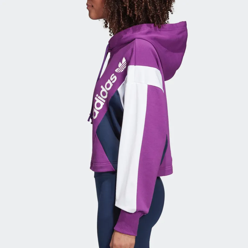 Adidas CROPPED Hoodie Sweatshirt Women's-1